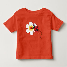 Camiseta De Bebé Cordón blanco rojo chicas de mariquita