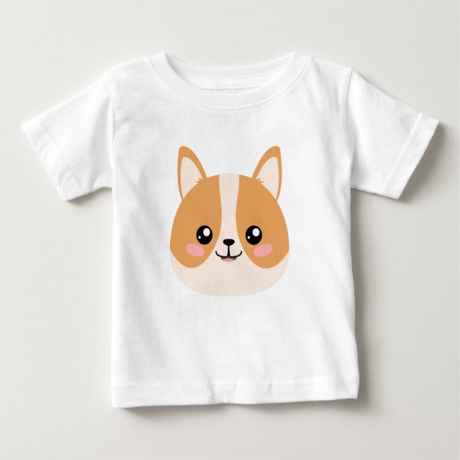 Camiseta De Bebé Corgi (Anverso)