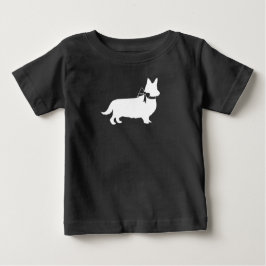 Camiseta De Bebé Corgi Dog Baby Shower Puppy Gray Welsh Pembroke