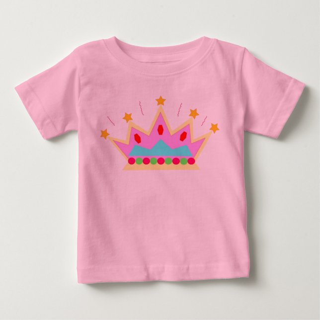 Camiseta De Bebé Corona de la Princesa (Anverso)