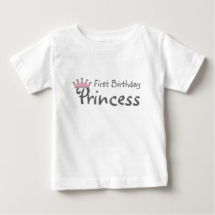 Camiseta De Bebé Corona de la Princesa de Cumpleaños