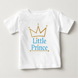 Camiseta De Bebé Corona de Oro del Principito