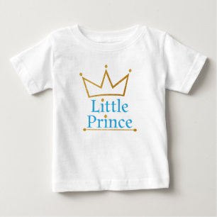 Camiseta De Bebé Corona de Oro del Principito