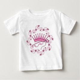 Camiseta De Bebé Corona de princesas de bonito