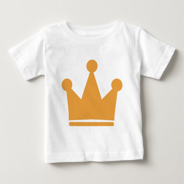Camiseta De Bebé corona de rey (Anverso)