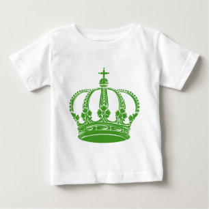Camiseta De Bebé Corona Real 02 - Aguacate Verde