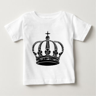 Camiseta De Bebé Corona Real 02 - Negro