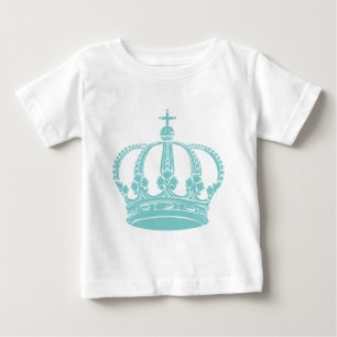Camiseta De Bebé Corona Real 02 - Verde azul claro