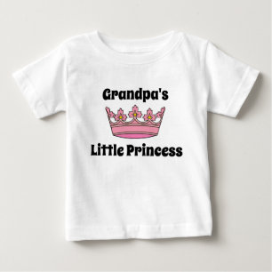 Camiseta De Bebé Corona Rosa Princesita del Abuelo