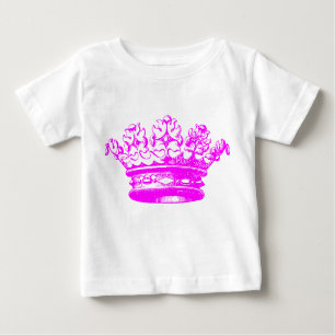 Camiseta De Bebé Corona vintage - Magenta