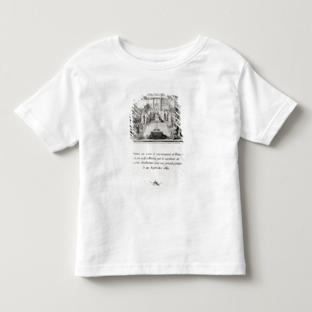 Camiseta De Bebé Coronación de Francisco II (Anverso)