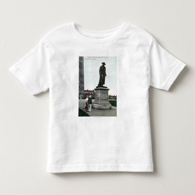 Camiseta De Bebé Coronel Guillermo Prescott Statue Scene (Anverso)