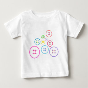 Camiseta De Bebé Cortar como botón