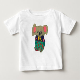 Camiseta De Bebé Cortar koala con dibujos de ropa humana