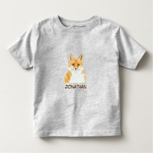 Camiseta De Bebé Corte Little Red Fox - transparente.