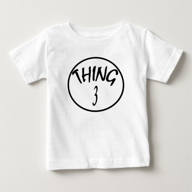 Camiseta De Bebé cosa 3 (Anverso)