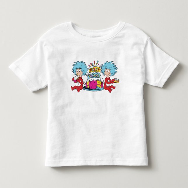 Camiseta De Bebé Cosa Una Cosa Dos Cosas Fiestas (Anverso)