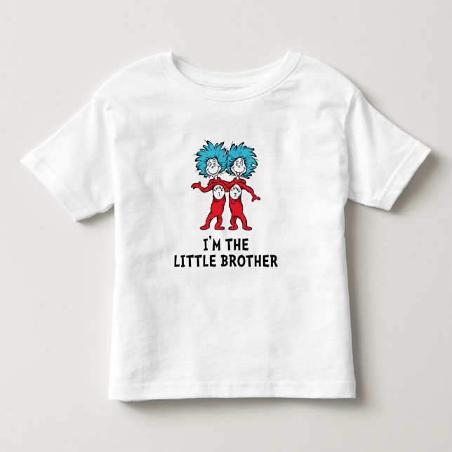 Camiseta De Bebé Cosa Una Cosa Dos | Gemelos | Pequeño Hermano (Anverso)