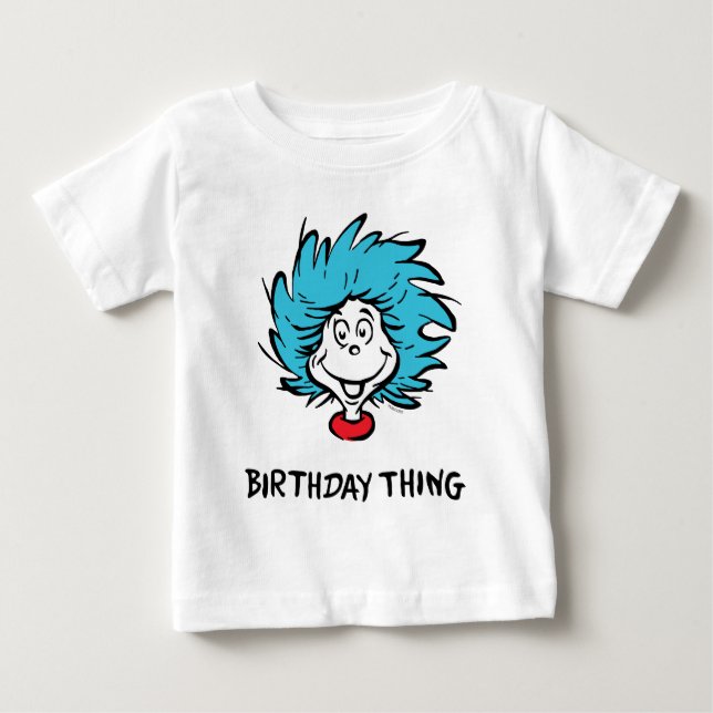 Camiseta De Bebé Cosa Uno Cosa Dos - Cumpleaños Cosa (Anverso)