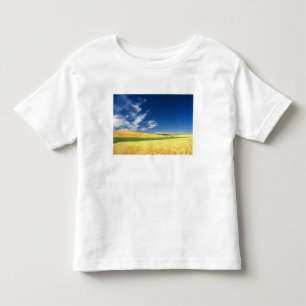 Camiseta De Bebé Cosecha de trigo en Palouse en el este