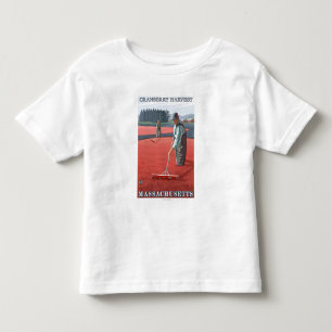 Camiseta De Bebé Cosecha del pantano de MassachusettsCranberry