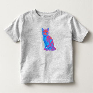 Camiseta De Bebé Cosmic Quilt Feline – Trippy Geometric Cat Art