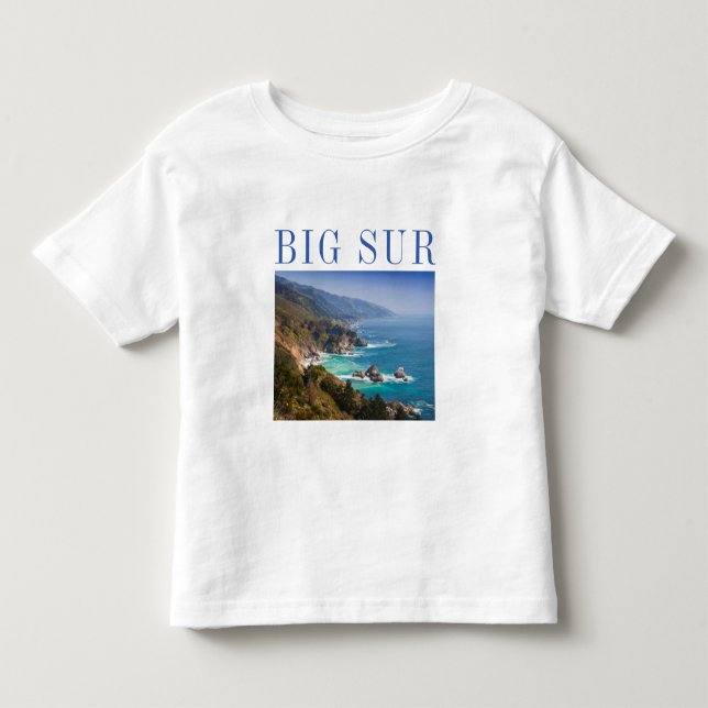 Camiseta De Bebé Costa Big Sur California (Anverso)