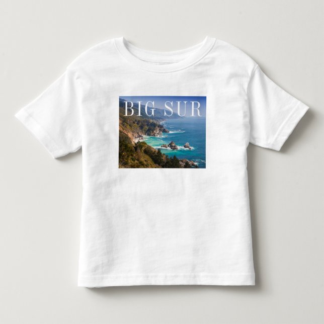 Camiseta De Bebé Costa de Big Sur California (Anverso)