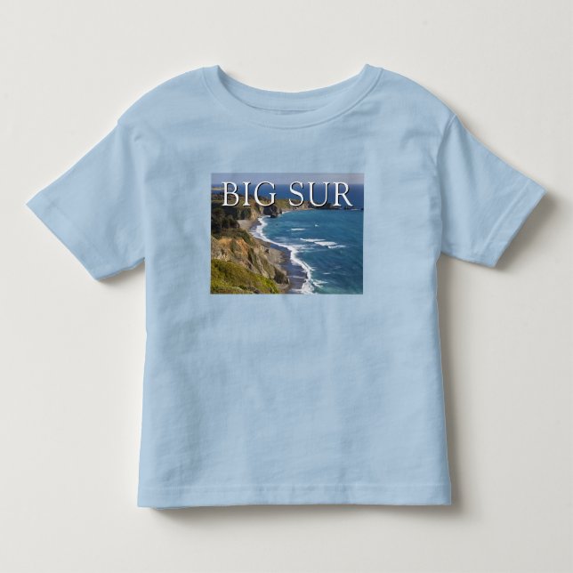 Camiseta De Bebé Costa de Big Sur | California (Anverso)
