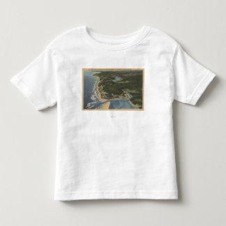 Camiseta De Bebé Costa de Oregon - bahía de Siletz, Taft, Nelscott