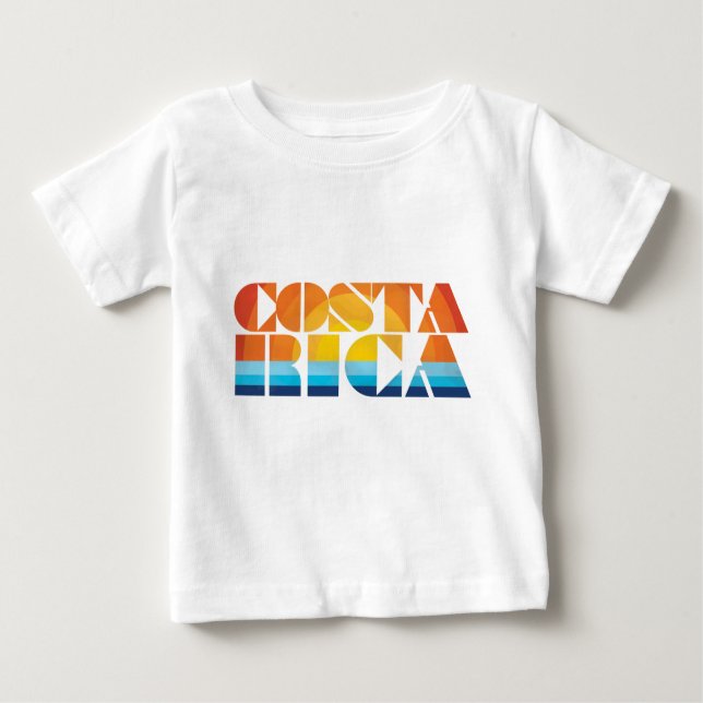 Camiseta De Bebé Costa Rica (Anverso)