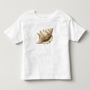 Camiseta De Bebé Costero/playa/concha náutica