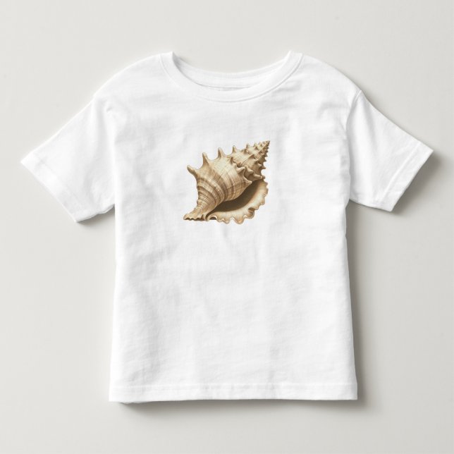 Camiseta De Bebé Costero/playa/concha náutica (Anverso)