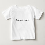 Camiseta De Bebé Costum name baby<br><div class="desc">New baby nae custom</div>