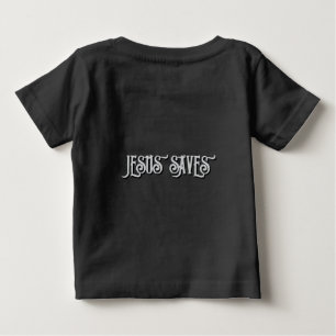 Camiseta De Bebé Cota cristiana 'Jesús salva'