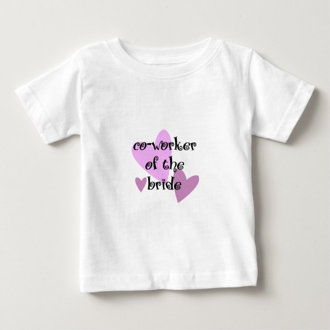 Camiseta De Bebé Cotrabajador de la novia (Anverso)