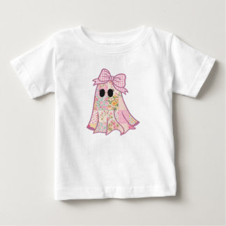 Camiseta De Bebé Cottagecore Fantasma Coquette Halloween