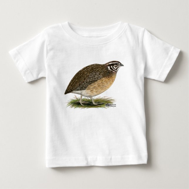 Camiseta De Bebé Coturnix Pharaoh Quail (Anverso)