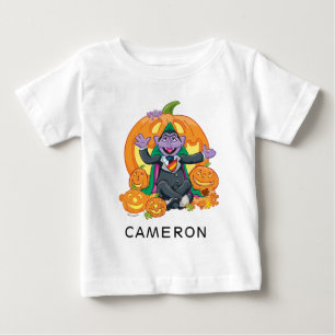 Camiseta De Bebé Count von Count Calabazas de Halloween