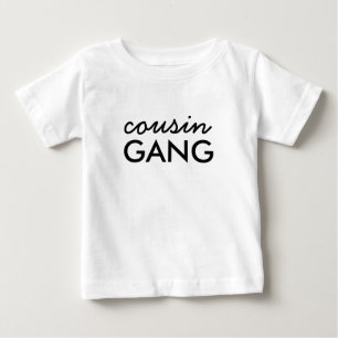 Camiseta De Bebé Cousin Crew Diseño de Ropa Familiar a Juego Lind