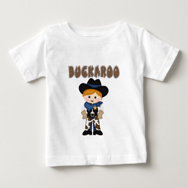 Camiseta De Bebé Cowboy Buckaroo (Anverso)