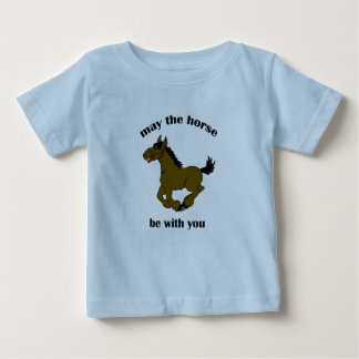 Camiseta De Bebé Cowboy Horse Funny Baby
