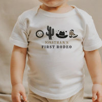 Cowboy Wild Western First Rodeo Primer cumpleaños