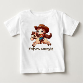 Camiseta De Bebé Cowgirl de futuro lindo