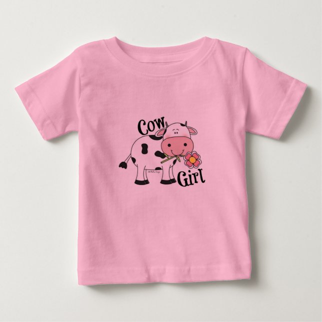 CAMISETA DE BEBÉ COWGIRL TUTU (Anverso)