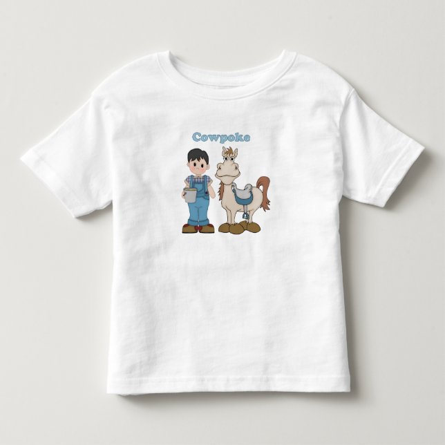 Camiseta De Bebé Cowpoke Cowboy (Anverso)