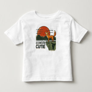 Camiseta De Bebé Coyote cutie