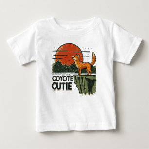 Camiseta De Bebé Coyote cutie