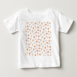 Camiseta De Bebé Cozy Autumn Pattern