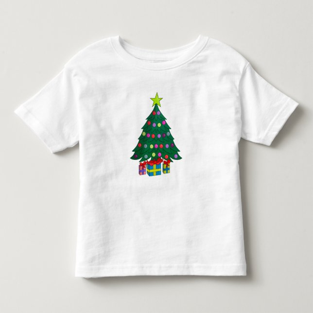Camiseta De Bebé Cozy Christmas Tree (Anverso)